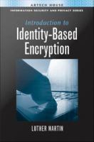 Introduction to identity-based encryption /