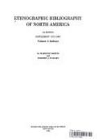 Ethnographic bibliography of North America, 4th edition.