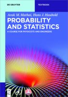 Probability and statistics : a course for physicists and engineers /
