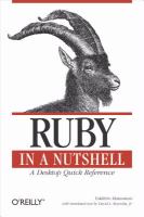 Ruby in a nutshell : a desktop quick reference /