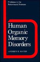 Human organic memory disorders /
