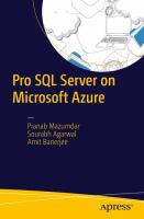 Pro SQL Server on Microsoft Azure /