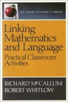 Linking mathematics and language : practical classroom activities /