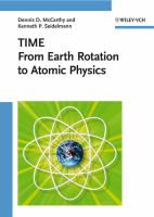 Time : from Earth rotation to atomic physics /