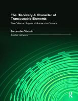 The discovery and characterization of transposable elements : the collected papers of Barbara McClintock.