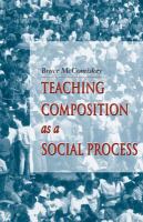 Teaching composition as a social process /