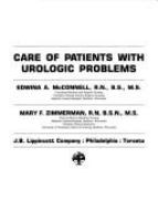 Care of patients with urologic problems /