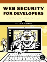 Web security for developers /
