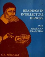 Readings in intellectual history; the American tradition