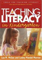 Teaching literacy in kindergarten /