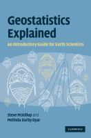 Geostatistics explained : an introductory guide for earth scientists /