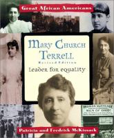 Mary Church Terrell : leader for equality /