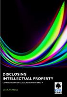 Disclosing intellectual property /