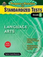 Prepare & practice for standardized tests. language arts /