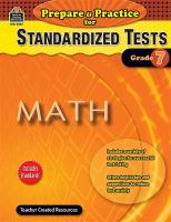 Prepare & practice for standardized tests. math /