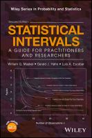 Statistical intervals : a guide for practitioners and researchers.