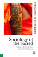 Sociology of the sacred : religion, embodiment and social change /