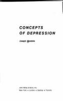 Concepts of depression.
