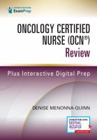 Oncology Certified Nurse (OCN®) Review