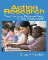 Action research : teachers as researchers in the classroom /