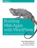 Building web apps with WordPress /