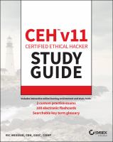 CEH v11 certified ethical hacker study guide /