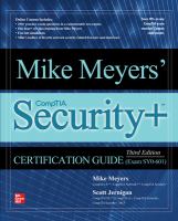 Mike meyers comptia security+ certification guide, exam sy0-601
