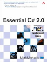 Essential C♯ 2.0 /