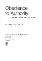 Obedience to authority; an experimental view.