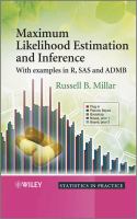 Maximum likelihood estimation and inference : with examples in R, SAS, and ADMB /