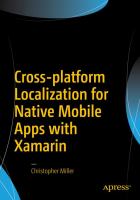 Cross-platform Localization for Native Mobile Apps with Xamarin /