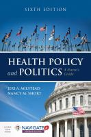 Health Policy and Politics