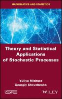 Theory and statistical applications of stochastic processes /