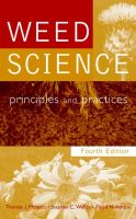 Weed science : principles and practices /