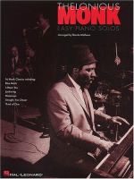 Thelonious Monk : easy piano solos /