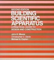 Building scientific apparatus : a practical guide to design and construction /