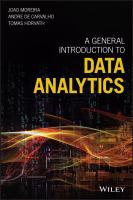 A general introduction to data analytics /