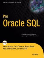 Pro Oracle SQL /