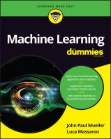 Machine learning for dummies /