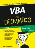 VBA für Dummies /