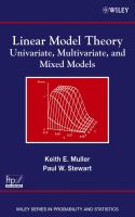 Linear model theory : univariate, multivariate, and mixed models /