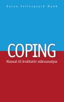 Coping : manual til kvalitativ mikroanlyse /
