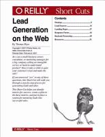 Lead generation on the web /