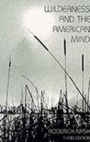 Wilderness and the American mind /