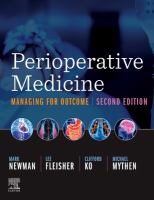 Perioperative medicine : managing for outcome /