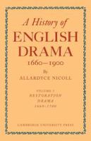 A history of English drama, 1660-1900.
