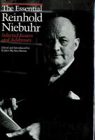 The essential Reinhold Niebuhr : selected essays and addresses /