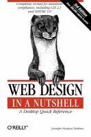 Web design in a nutshell /