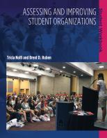 Assessing and improving student organizations : student workbook /