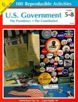U.S. government : the presidency, the constitution /